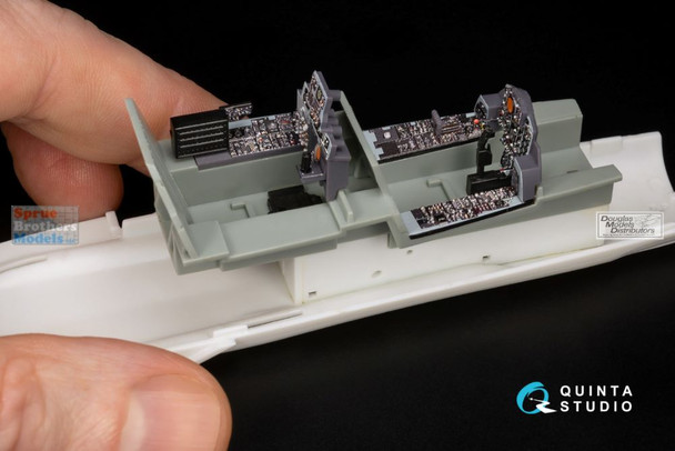 QTSQDS48489R 1:48 Quinta Studio 3D Decal - F-4J Phantom II + Resin (ACA kit) Small Version