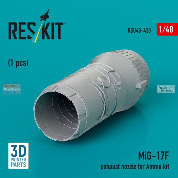 RESRSU480433U 1:48 ResKit MiG-17F Fresco Exhaust Nozzle (AMM kit)