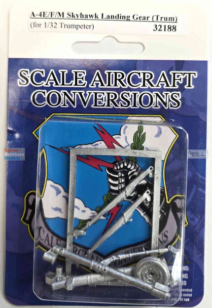 SAC32188 1:32 Scale Aircraft Conversions - A-4E A-4F A-4M Skyhawk Landing Gear (TRP kit)