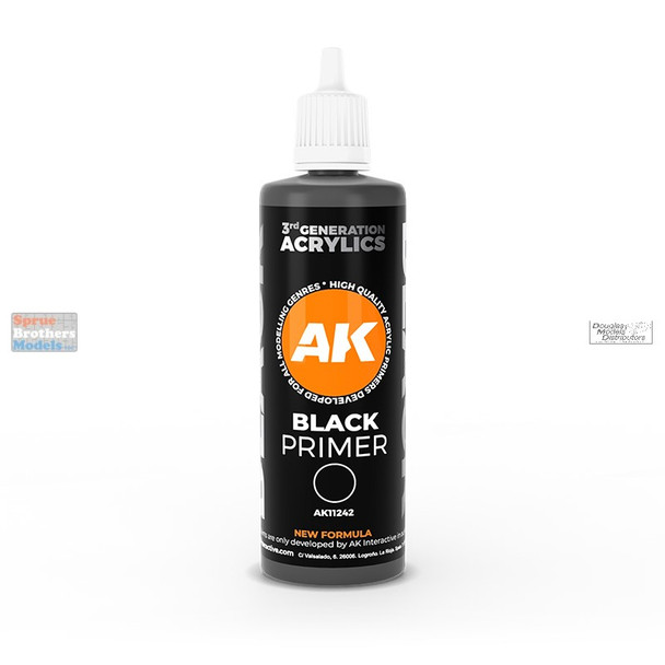 AKI011242 AK Interactive 3Gen Black Primer 100ml