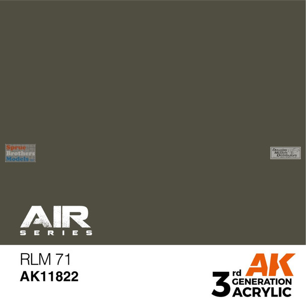 AKI011822 AK Interactive 3Gen Acrylic Paint 17ml - Dunkelgrun RLM71 AKI011822 AK Interactive 3Gen Acrylic Paint 17ml - Dunkelgrun RLM71