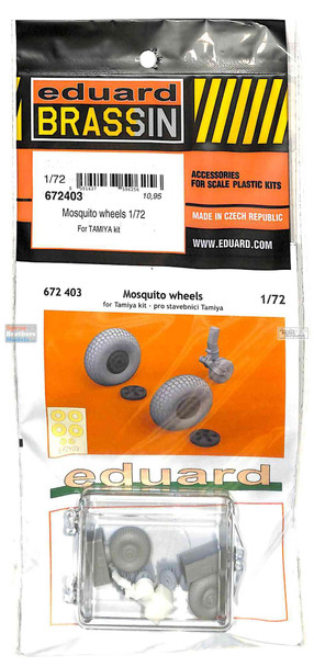 EDU672403 1:72 Eduard Brassin Mosquito Wheels (TAM kit)