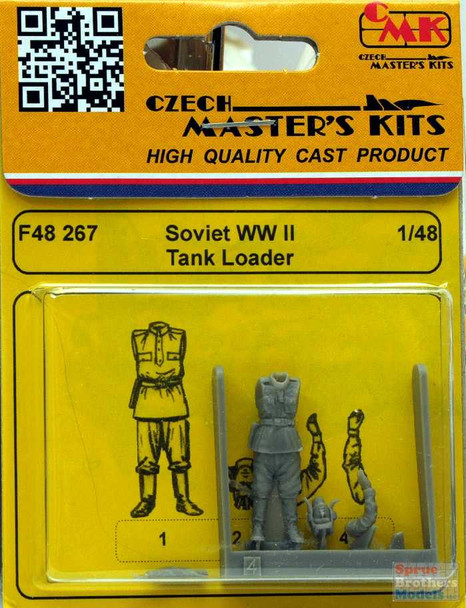 CMKF48267 1:48 CMK Figures - Soviet WW2 Tank Loader