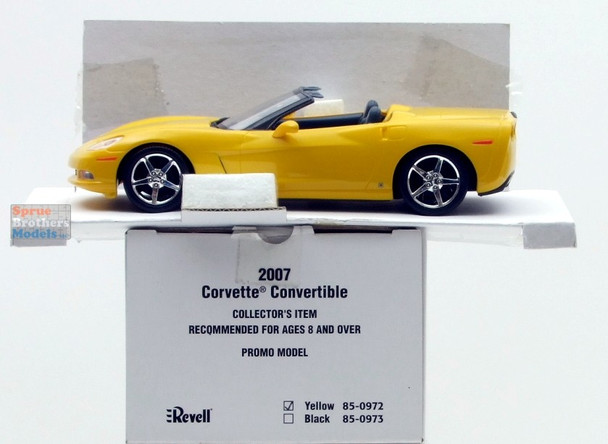 RMX850972 1:25 Revell 2007 Corvette Convertible [pre-finished/pre-painted]
