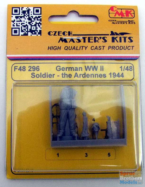 CMKF48296 1:48 CMK Figures - German WW2 Soldier The Ardennes 1944 (1 Figure)