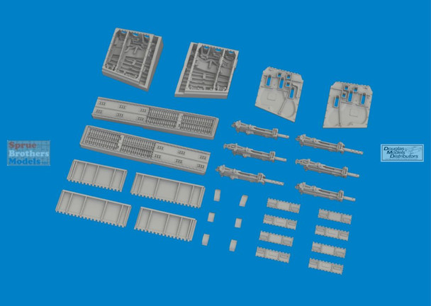 EDU6481075 1:48 Eduard Brassin - P-40E Warhawk Gun Bays (EDU kit)