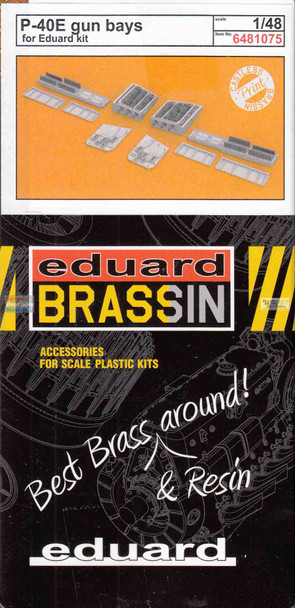 EDU6481075 1:48 Eduard Brassin - P-40E Warhawk Gun Bays (EDU kit)