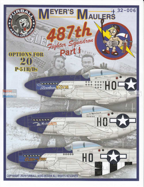 FUR32006 1:32 Furball Aero Design P-51B P-51D Mustang 'Meyer's