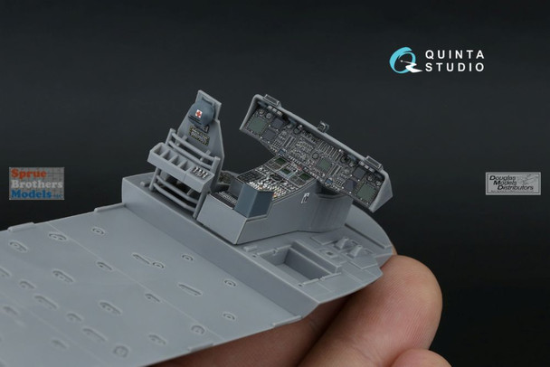 QTSQD48590R 1:48 Quinta Studio Interior 3D Decal - MH-60L Black Hawk + Resin (ICM kit)