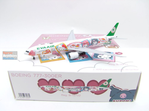 NGM73076 1:400 NG Model EVA Air B777-300ER Reg #B-16722 Hello
