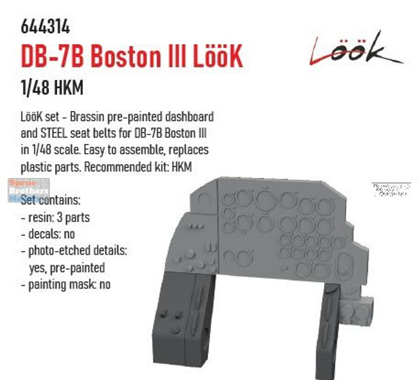 EDU644314 1:48 Eduard Look - DB-7B Boston III A-20 Havoc (HKM kit)