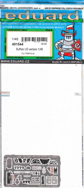 EDU491544 1:48 Eduard Color PE - Buffalo [US Version] Detail Set (TAM kit)