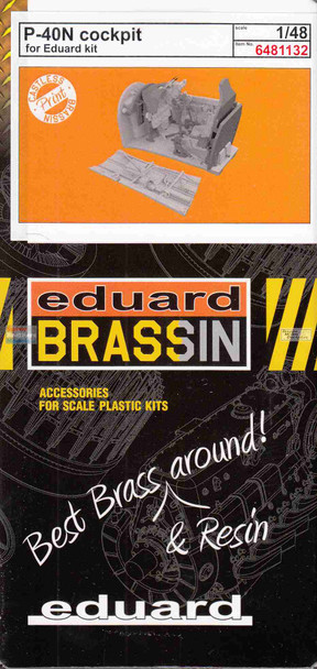 EDU6481132 1:48 Eduard Brassin - P-40N Warhawk Cockpit Set (EDU kit)