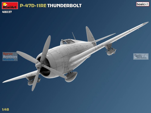 MIA48037 1:48 Miniart P-47D-11RE Thunderbolt [Basic Kit]
