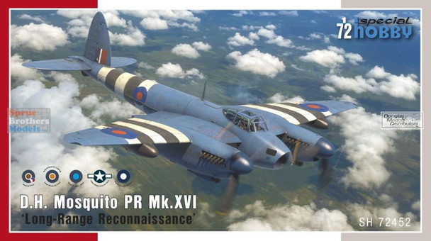 SPH72452 1:72 Special Hobby Mosquito PR Mk.XVI 'Long-Range Reconnaissance'