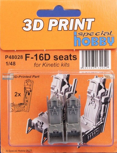 SPHP48028P 1:48 Special Hobby F-16D Falcon Ejection Seat Set (KIN kit)