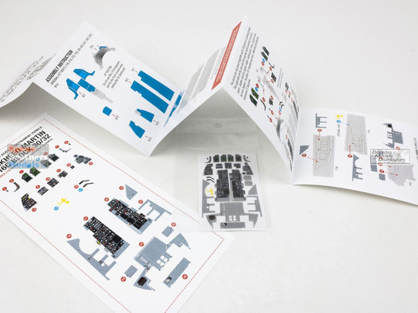 RFSQS32063 1:32 Red Fox Studio Instrument Panels - F-16C Falcon Block 30/32 (TAM kit)