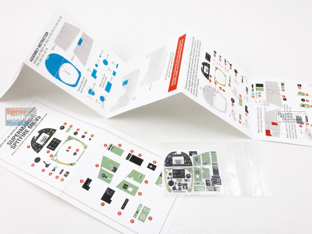 RFSQS32154 1:32 Red Fox Studio Instrument Panels - Spitfire Mk.Va (H2K kit)