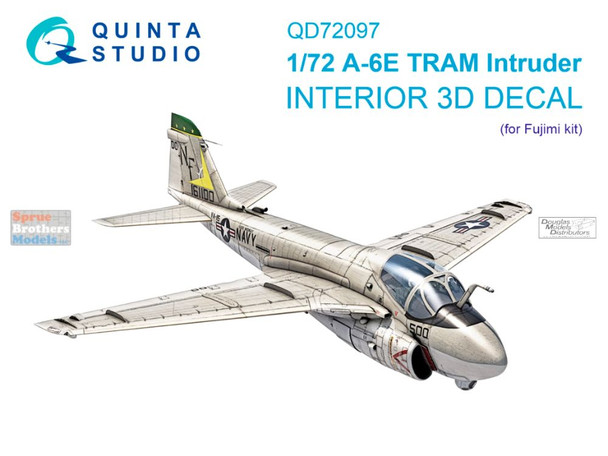 QTSQD72097 1:72 Quinta Studio 3D Decal - A-6E TRAM Intruder (FUJ kit)