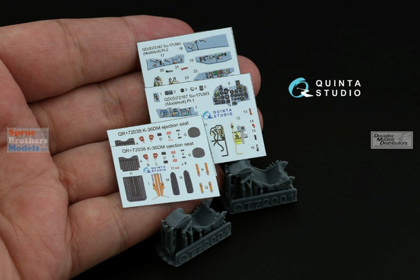 QTSQD72167R 1:72 Quinta Studio 3D Decal - Su-17UM3 Fitter + Resin (MDV kit)