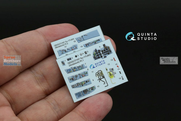 QTSQDS72167 1:72 Quinta Studio 3D Decal - Su-17UM3 Fitter (MDV kit) Small Version