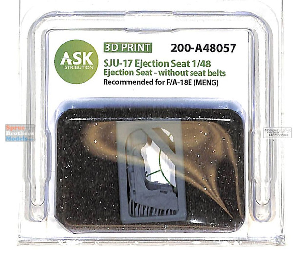 ASKA48057 1:48 ASK/Art Scale SJU-17 Ejection Seat without Seatbelts for F-18E Super Hornet (MNG kit)