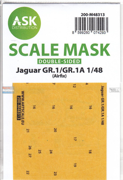 ASKM48313 1:48 ASK/Art Scale Double Sided Mask - Jaguar GR.1/GR,1A (AFX kit)