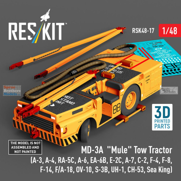 RESRSK480017RSK 1:48 ResKit MD-3A Mule Tow Tractor