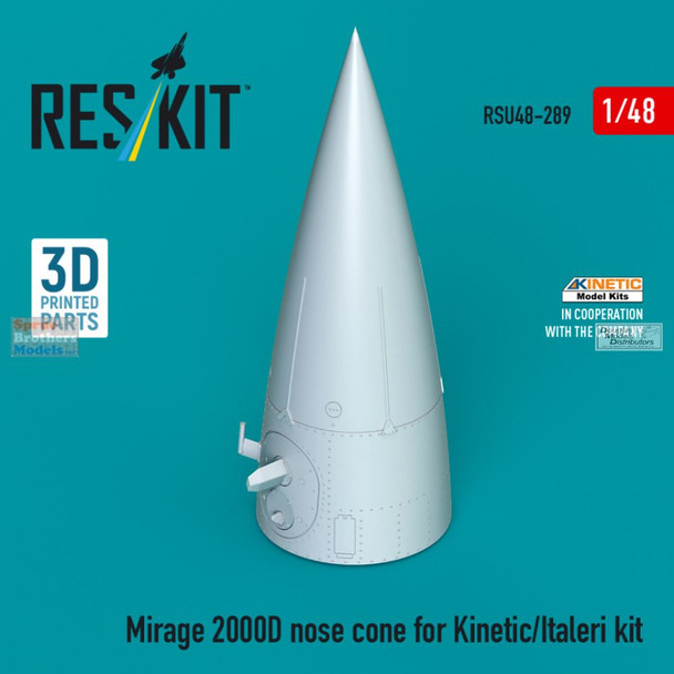 RESRSU480289U 1:48 ResKit Mirage 2000D Nose Cone (KIN/ITA kit)