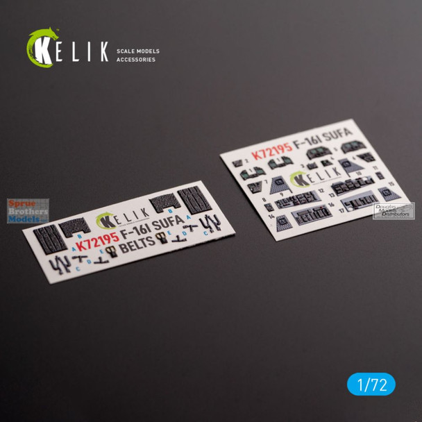 RESK72195K 1:72 ResKit/Kelik 3D Detail Set - F-16I Sufa (HAS kit)