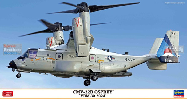 HAS02492 1:72 Hasegawa CMV-22B Osprey 'VRM-30 2024'