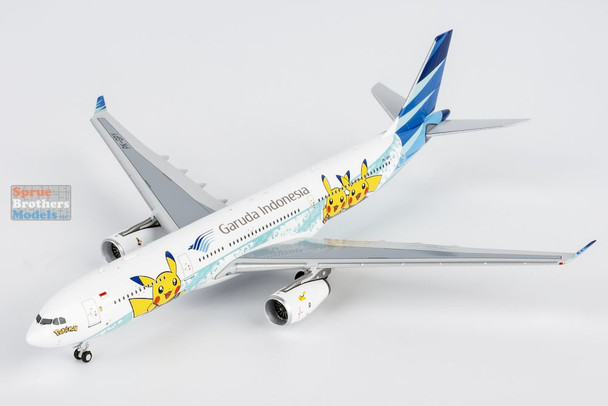 NGM62073 1:400 NG Model Garuda Indonesia Airbus A330-300 Reg #PK-GPY 'Pikachu Jet' (pre-painted/pre-built)