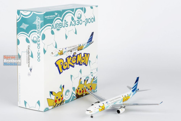 NGM62073 1:400 NG Model Garuda Indonesia Airbus A330-300 Reg #PK-GPY 'Pikachu Jet' (pre-painted/pre-built)