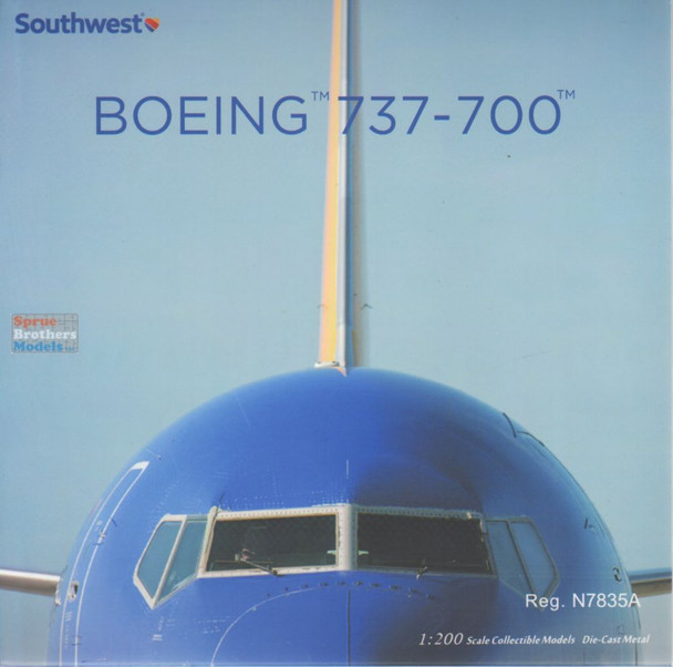 NGM05023 1:200 NG Model Southwest Airlines B737-700(W) Reg #N7835A (pre-painted/pre-built)