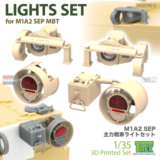 TRXTR35190-2 1:35 TRex - Light Set for M1A2 SEP TRXTR35190-2 1:35 TRex - Light Set for M1A2 SEP
