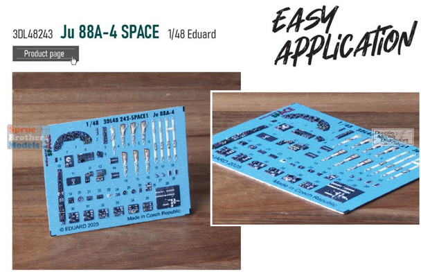 EDU3DL48243 1:48 Eduard SPACE - Ju88A-4 Schnellbomber (EDU kit)