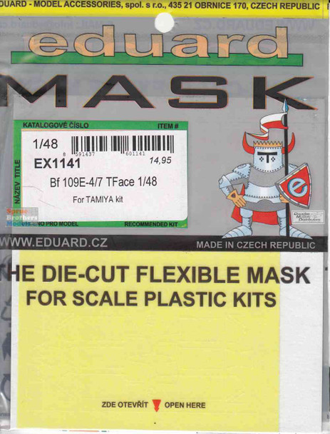 EDUEX1141 1:48 Eduard Mask - Bf109E-7 Bf109E-7 TFACE (TAM kit)