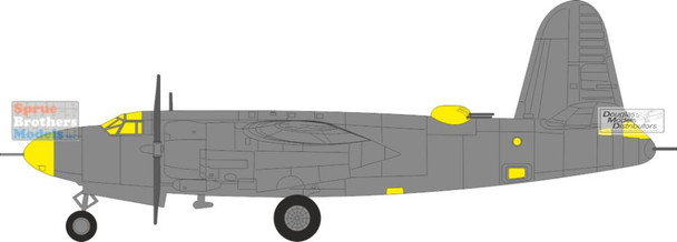 EDUEX1136 1:48 Eduard Mask - B-26F Marauder (ICM kit)