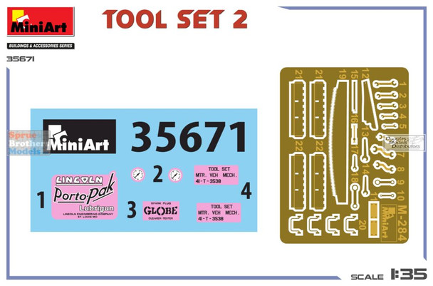 MIA35671 1:35 Miniart Tool Set #2 MIA35671 1:35 Miniart Tool Set #2