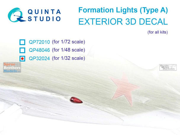 QTSQP32024 1:32 Quinta Studio 3D Decal - Formation Lights Type A