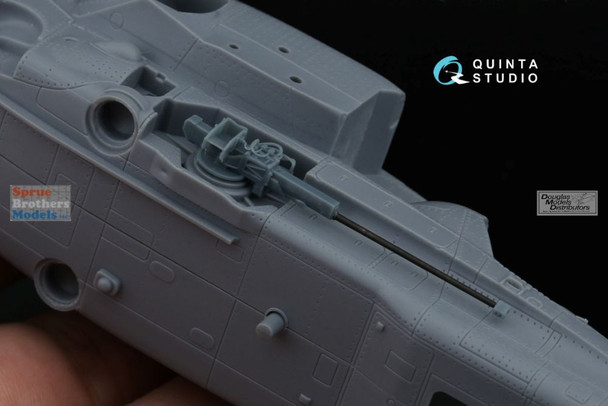 QTSQT72024 1:72 Quinta Studio Ka-52 Hokum 2A42A Gun with Metal Barrel (DRM kit)
