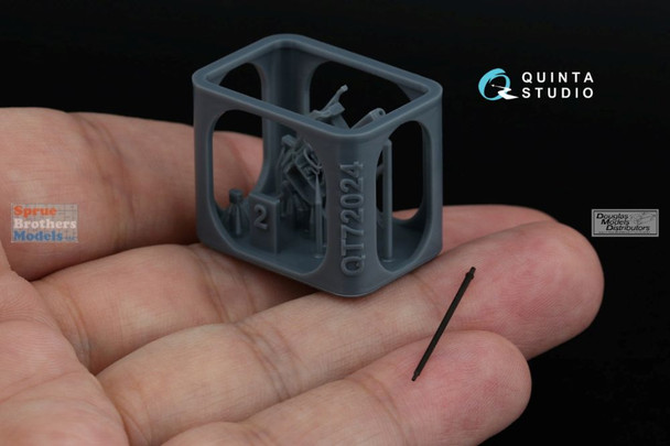 QTSQT72024 1:72 Quinta Studio Ka-52 Hokum 2A42A Gun with Metal Barrel (DRM kit)