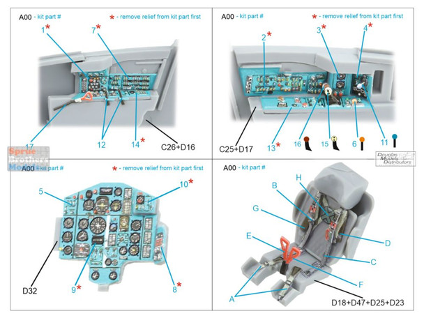 QTSQD72209 1:72 Quinta Studio 3D Decal - MiG-25RBF Foxbat (ICM kit)