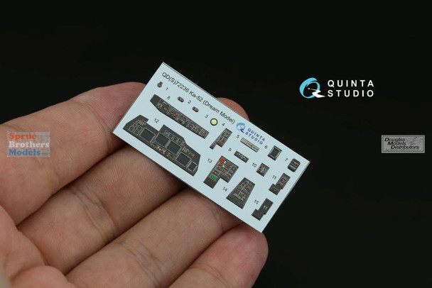 QTSQDS72236 1:72 Quinta Studio 3D Decal - Ka-52 Hokum (DRM kit) Small Version