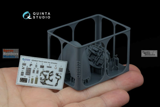 QTSQD48537R 1:48 Quinta Studio 3D Decal - Ka-52 Hokum Radar Bay with Nose Cone (QTS/ZVE kit)