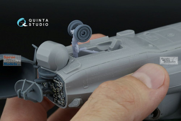 QTSQT48027 1:48 Quinta Studio Ka-52 Hokum Landing Gear Struts (QTS/ZVE kit)