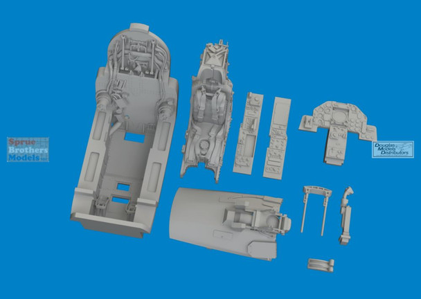 EDU6481145 1:48 Eduard Brassin - Jaguar GR.1 Cockpit Set (AFX kit)