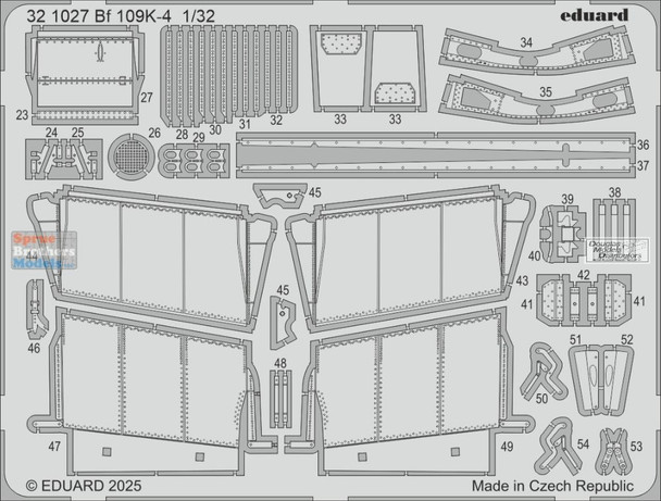 EDU321027 1:32 Eduard Color PE - Bf109K-4 Detail Set (KOT kit) EDU321027 1:32 Eduard Color PE - Bf109K-4 Detail Set (KOT kit)