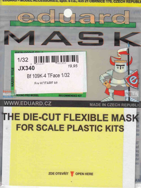 EDUJX340 1:32 Eduard Mask - Bf109K-4 TFace (KOT kit)