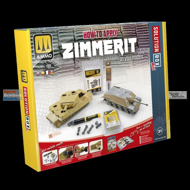 AMM7906 AMMO by Mig Solutions Box Mini - How to Apply Zimmerit On Your Models AMM7906 AMMO by Mig Solutions Box Mini - How to Apply Zimmerit On Your Models